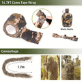 6 In 1 Ghillie Suit Pale Brown 3D Camouflage - L&Q ARMY