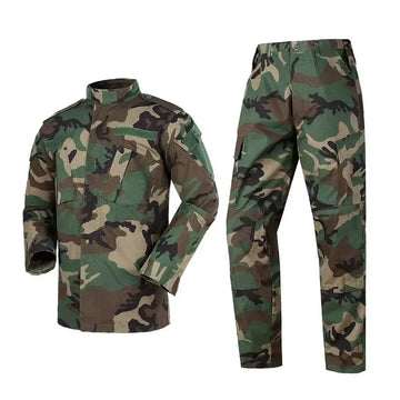Tactical Uniform Set (BDU-Inspired Woodland Design)