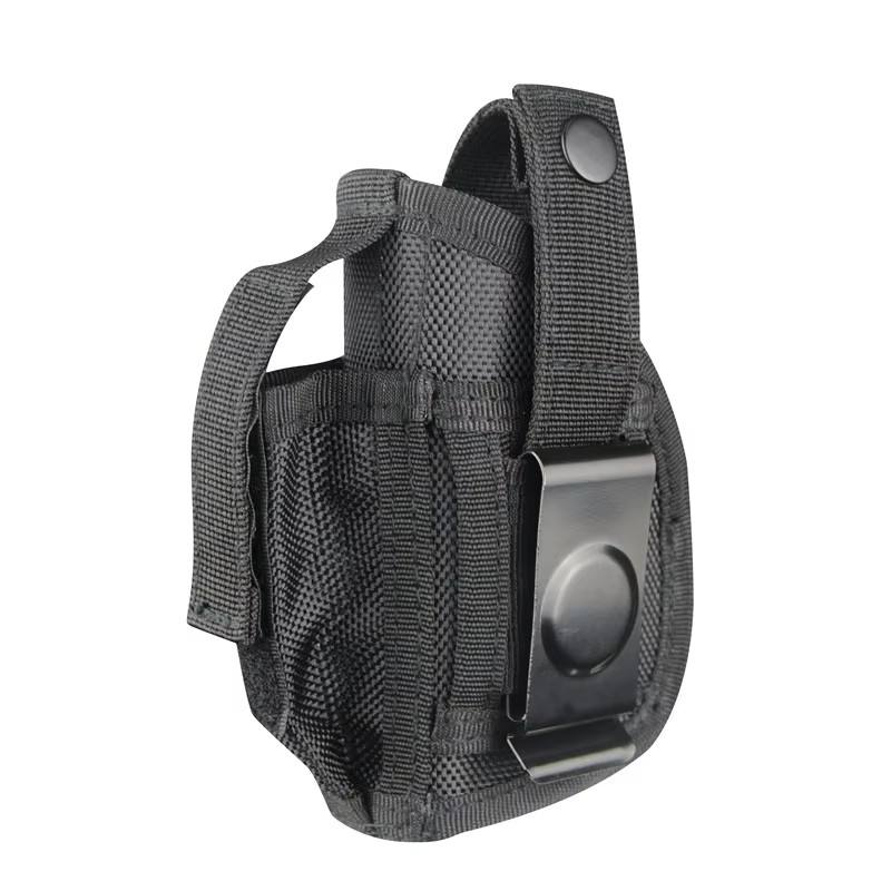 Compact Tactical Concealed Carry Pistol Holster (5.5” Height, Belt Clip & Spare Mag Pocket)