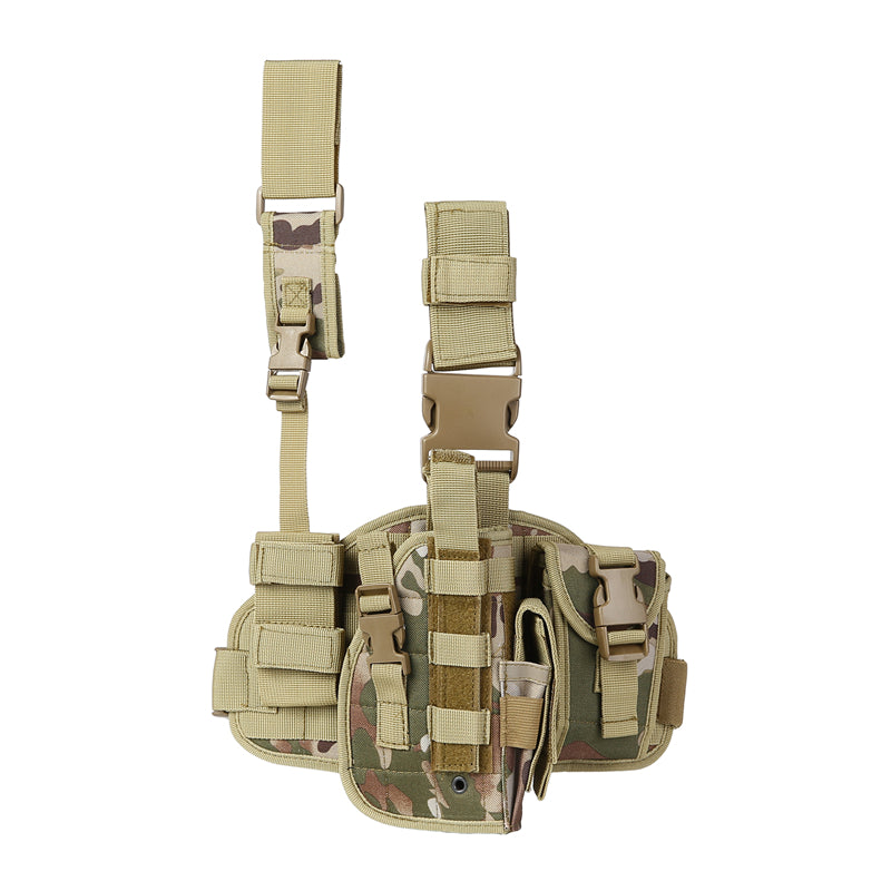 Drop Leg Holster with Magazine Pouch,Right/Left Handed Tactical Thigh Pistol Gun Holster Leg Harness,Glock 19 Holster