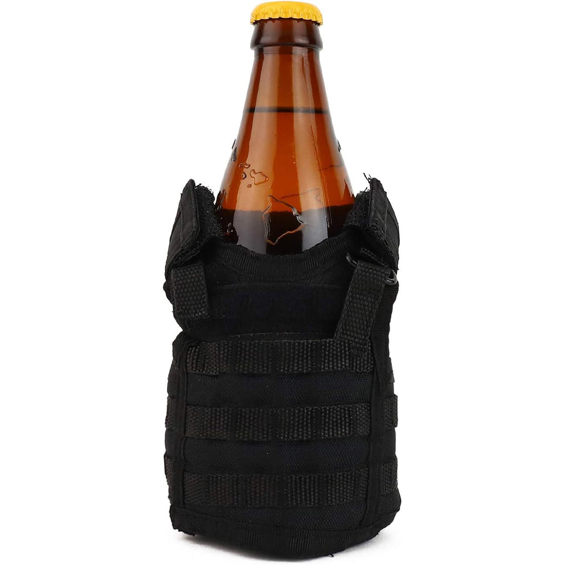 Tactical Mini Vest Beer Drink Cooler Sleeve Beverage Holder