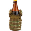 Tactical Mini Vest Beer Drink Cooler Sleeve Beverage Holder