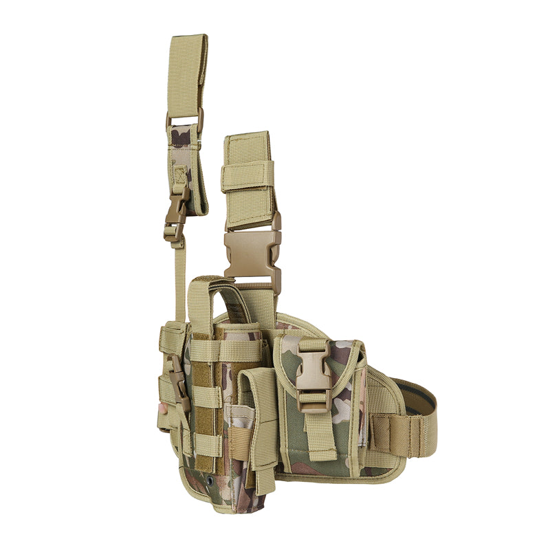 Drop Leg Holster with Magazine Pouch,Right/Left Handed Tactical Thigh Pistol Gun Holster Leg Harness,Glock 19 Holster