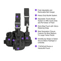 Drop Leg Holster with Magazine Pouch,Right/Left Handed Tactical Thigh Pistol Gun Holster Leg Harness,Glock 19 Holster