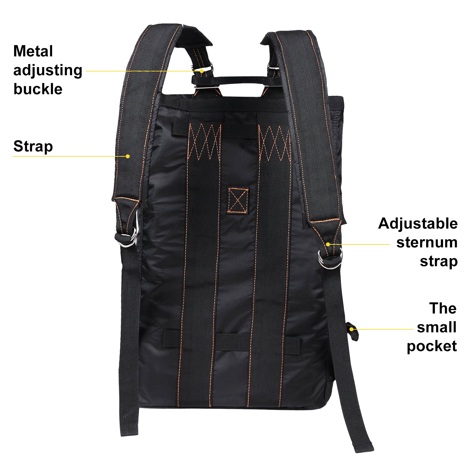 WolfWarriorX Tactical Military Backpack Flight Parachute Pack Nylon Rucksacks for Men and Women for Travel Outdoor Hiking Camping Trekking Climbing