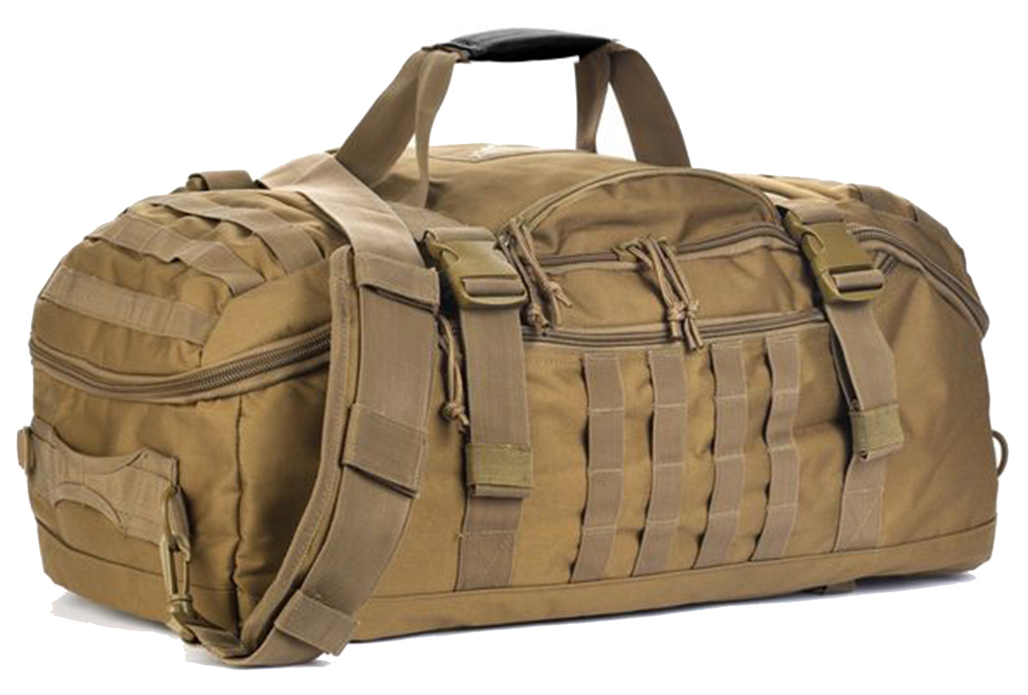 Convertible 3-Way Tactical Duffle Backpack (600D PU-Coated, Multiple Sizes)