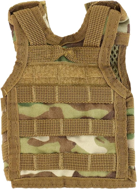 Tactical Mini Vest Beer Drink Cooler Sleeve Beverage Holder