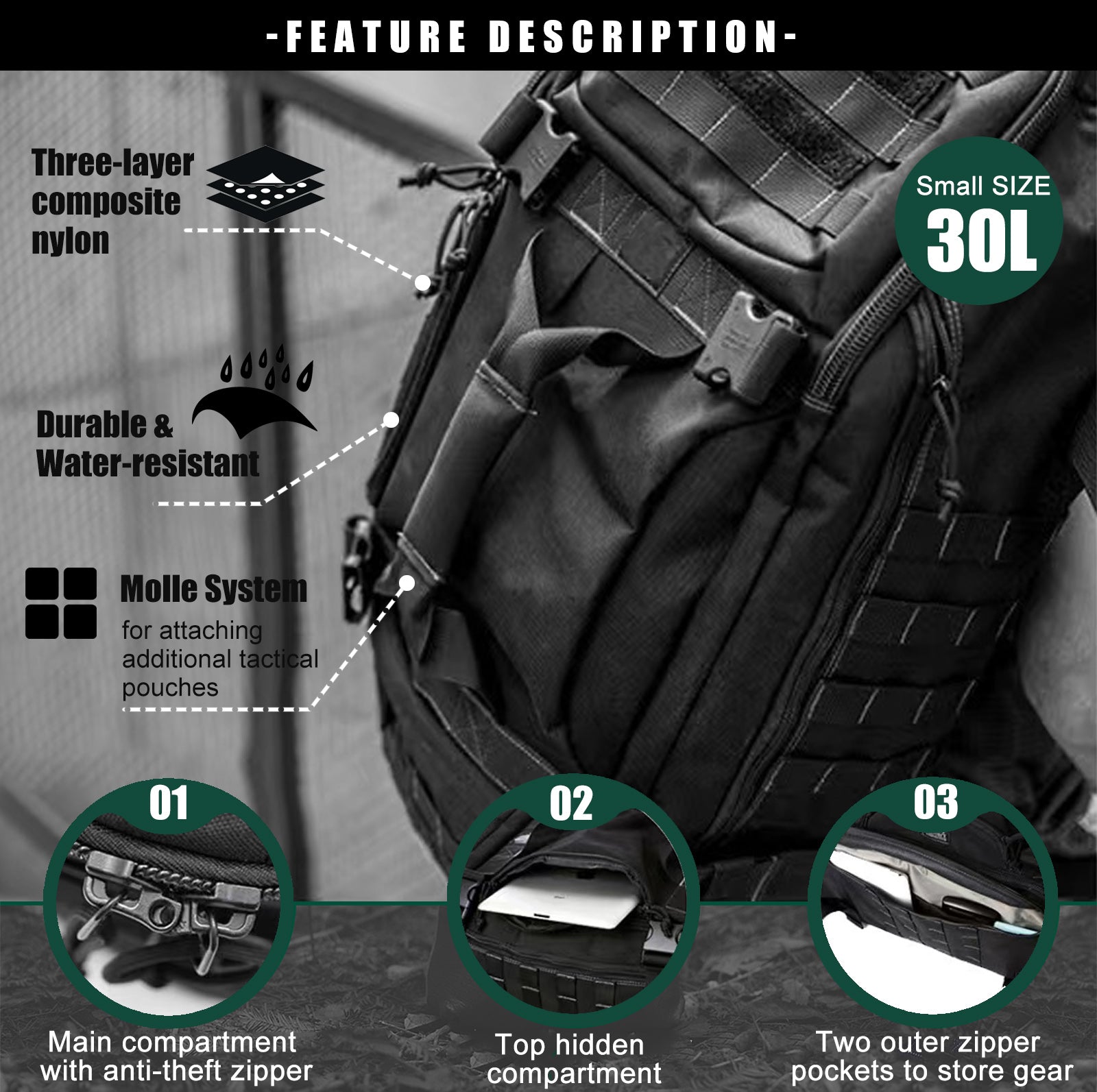 Gym Bag Duffle Bags Backpack Travel Weekender Bag for Men Women Workout Bag for Military,Sports,Overnight,Basketball,Tactical,Football