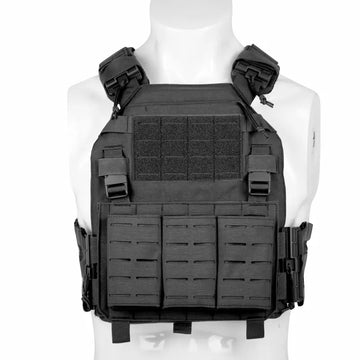 Quick-Release MOLLE Tactical Plate Carrier Vest (Laser-Cut Mag Pouches)
