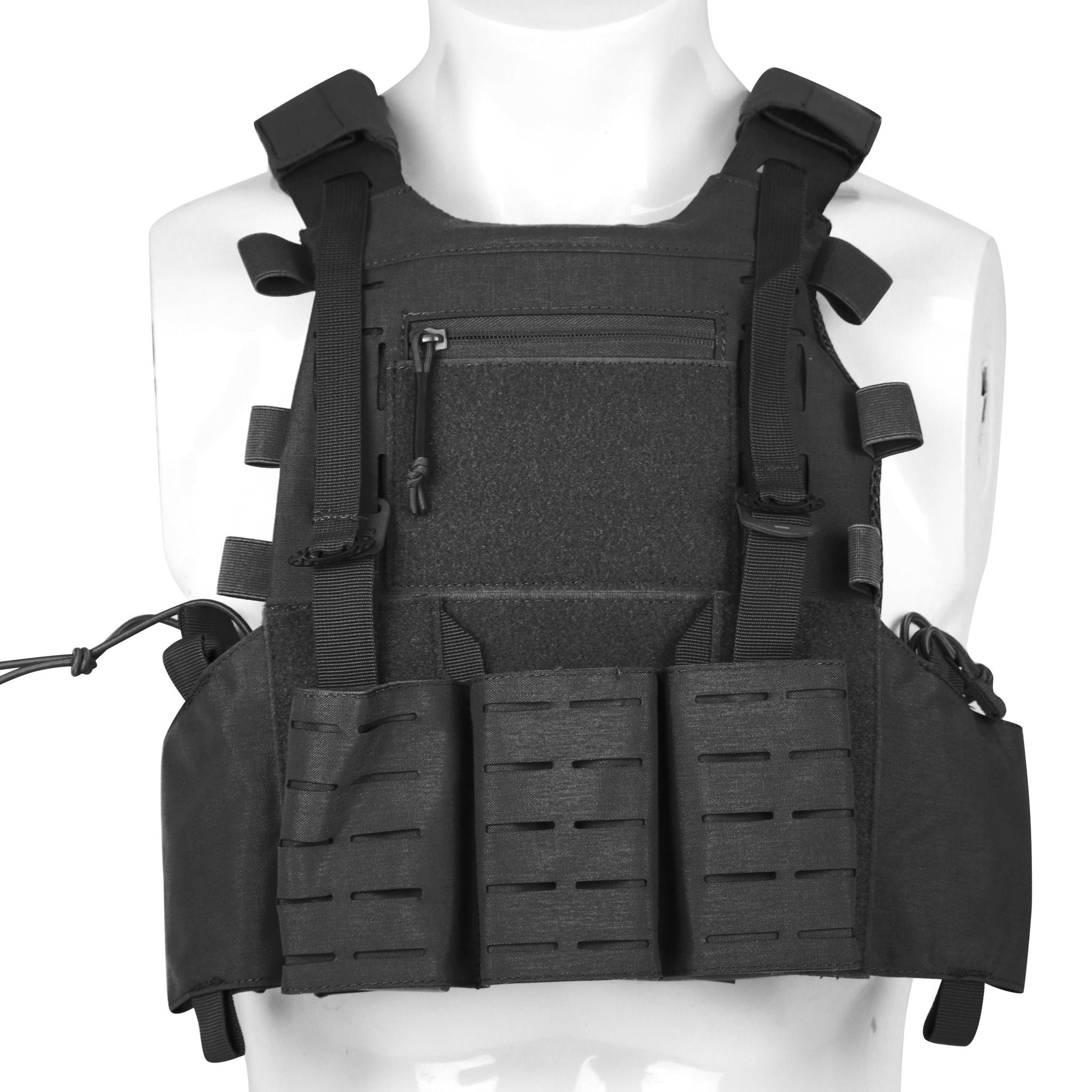 Advanced Laser-Cut Tactical Vest with Plate Carrier