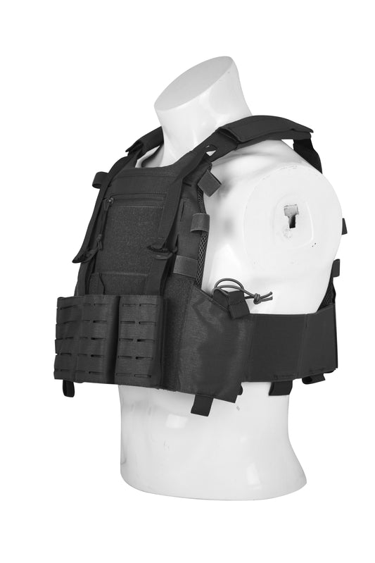 Advanced Laser-Cut Tactical Vest with Plate Carrier