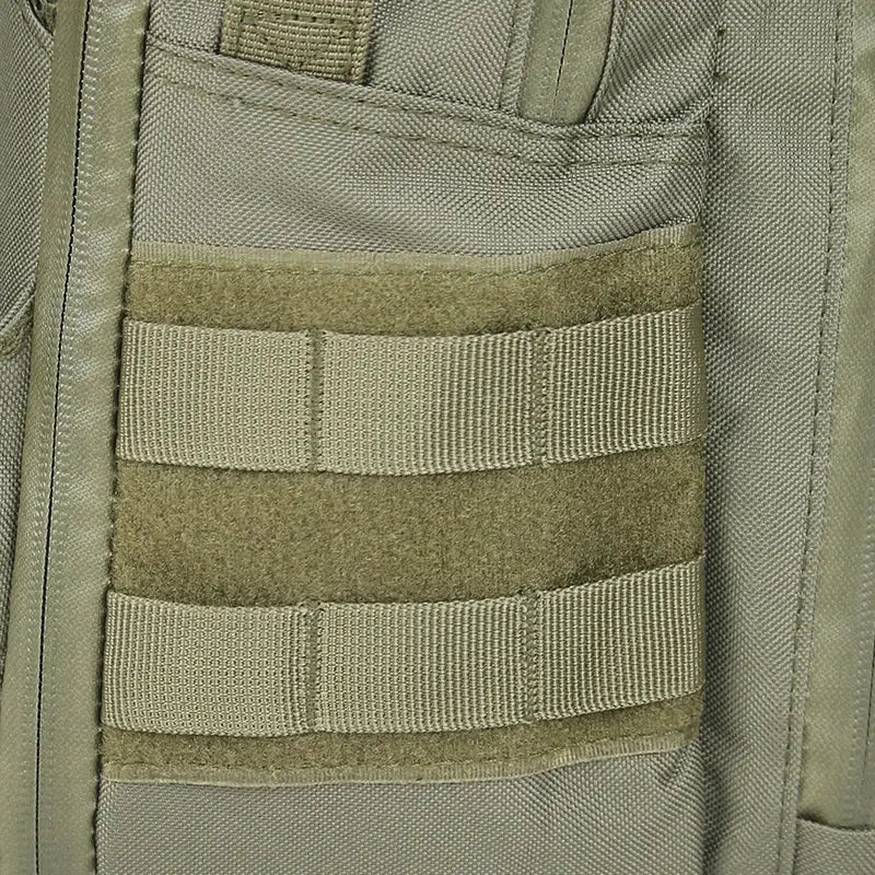 Olive expandable tactical backpack, side molle webbing