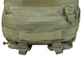 Olive expandable tactical backpack, top handle