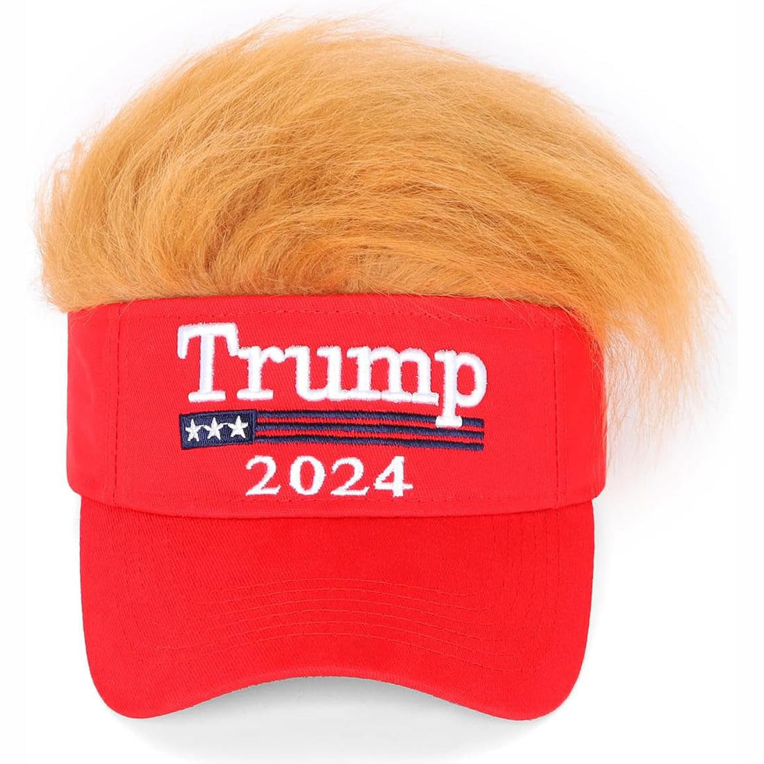 MAGA Hat Turmp 2024 Presidential Campaign Hat With Wig