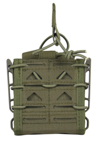 Open-Top Rifle Mag Pouch | Molle Compatible Airsoft Belt & Military Gear