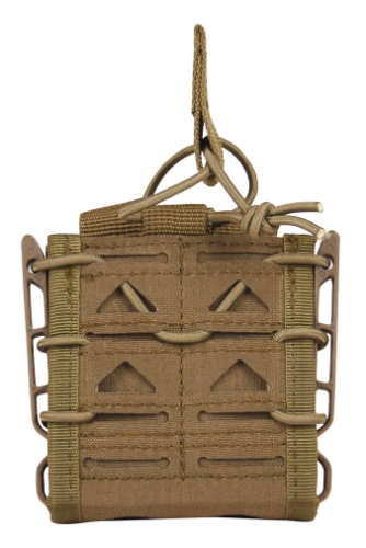 Open-Top Rifle Mag Pouch | Molle Compatible Airsoft Belt & Military Gear