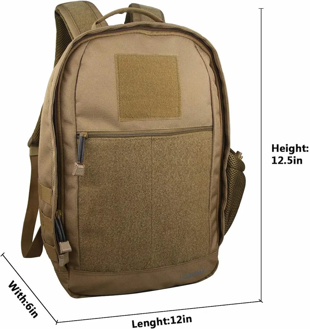 coyote tactical velcro backpack