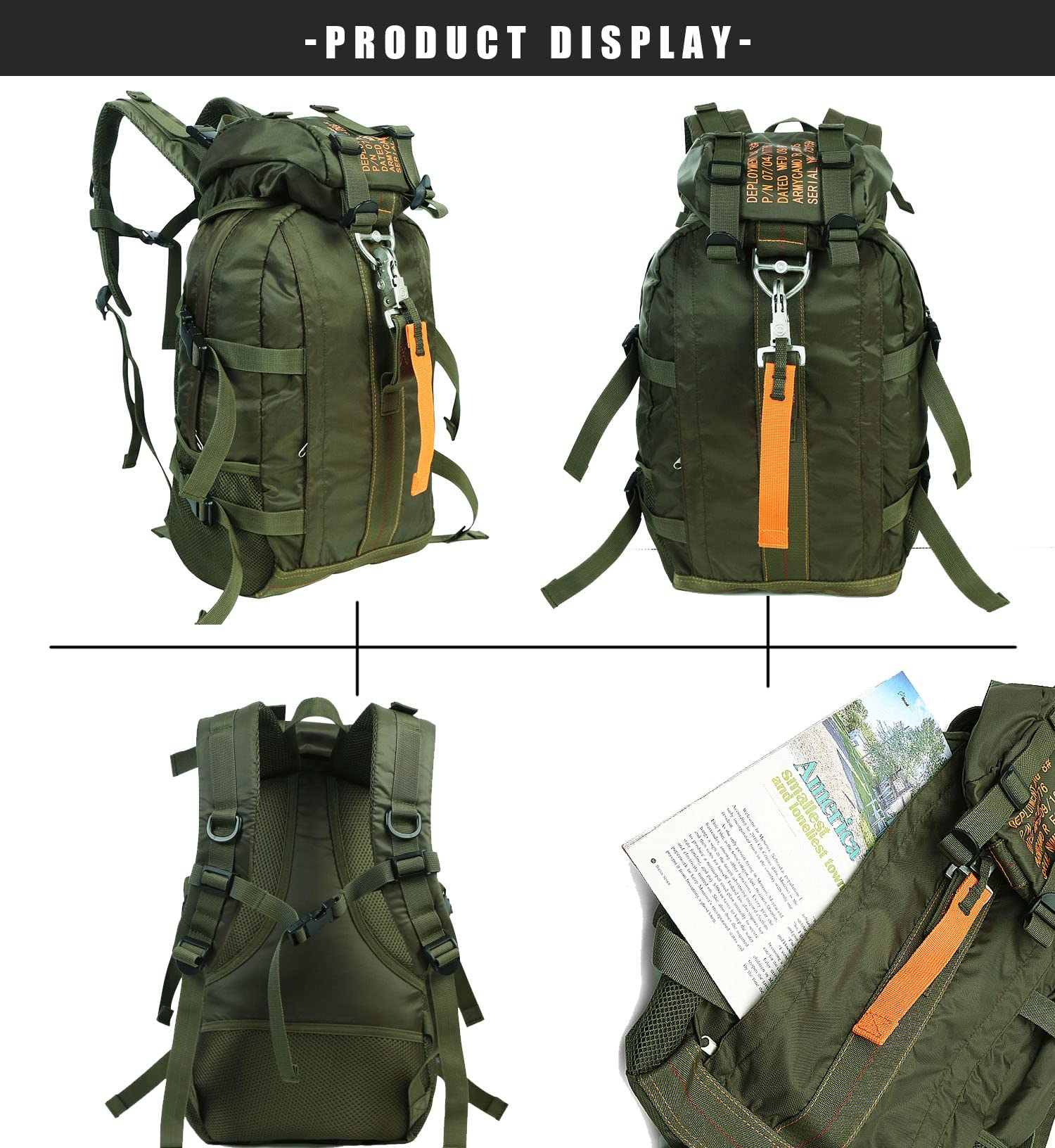 Parachute Style Backpack