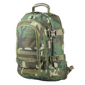 woodland camo expandable tactical backpack