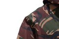 Camo Coat Hooded Contrast Jacket