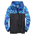 Camo Coat Hooded Contrast Jacket