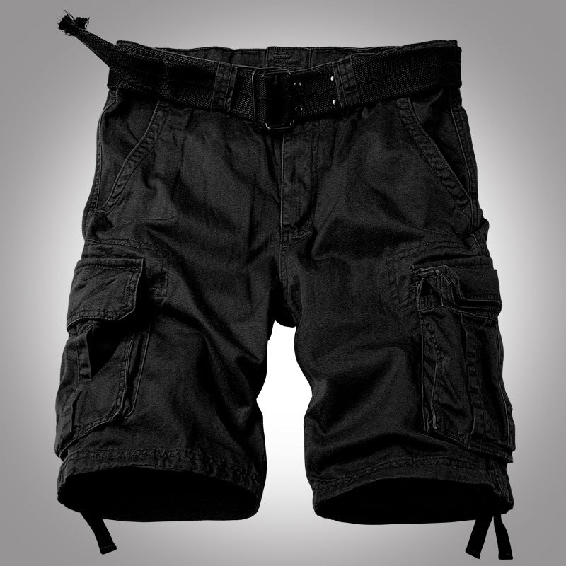 Men's Multi-Pocket Camouflage Shorts