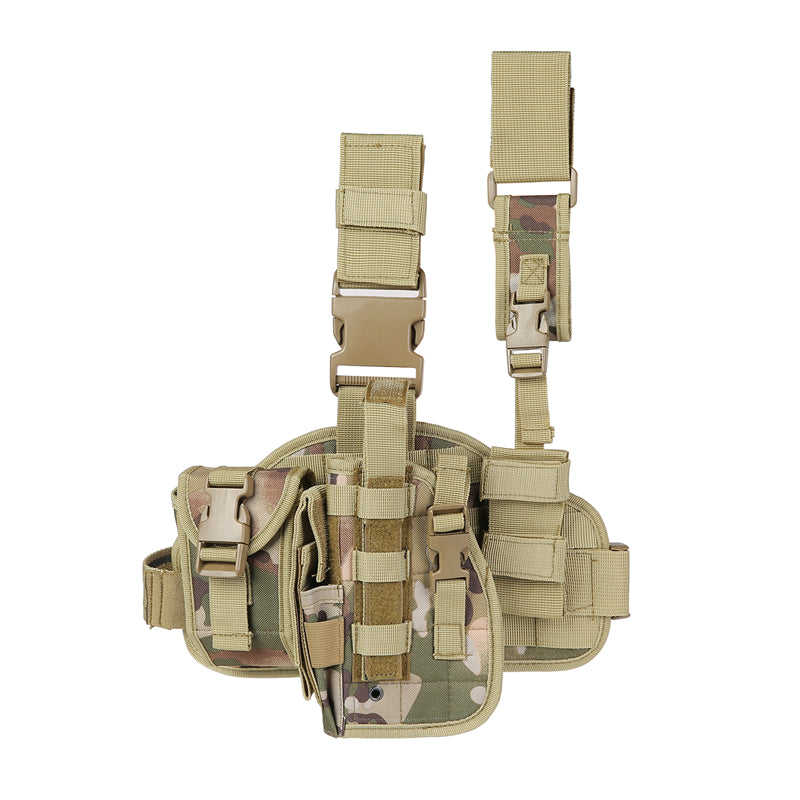 Drop Leg Holster with Magazine Pouch,Right/Left Handed Tactical Thigh Pistol Gun Holster Leg Harness,Glock 19 Holster