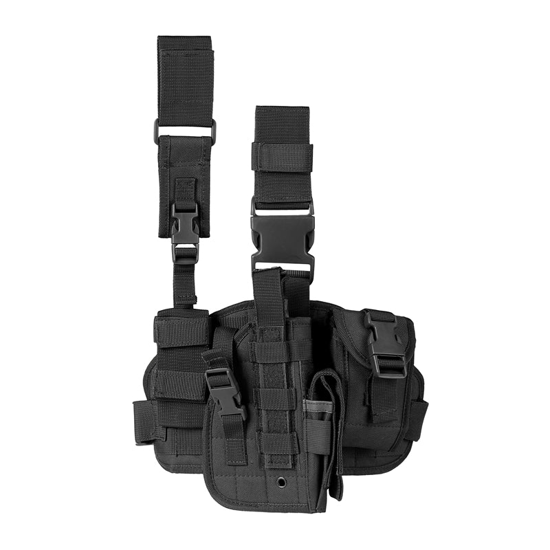 Drop Leg Holster with Magazine Pouch,Right/Left Handed Tactical Thigh Pistol Gun Holster Leg Harness,Glock 19 Holster