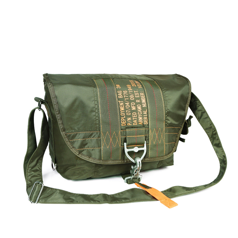 Parachute Style Messenger Shoulder Bag