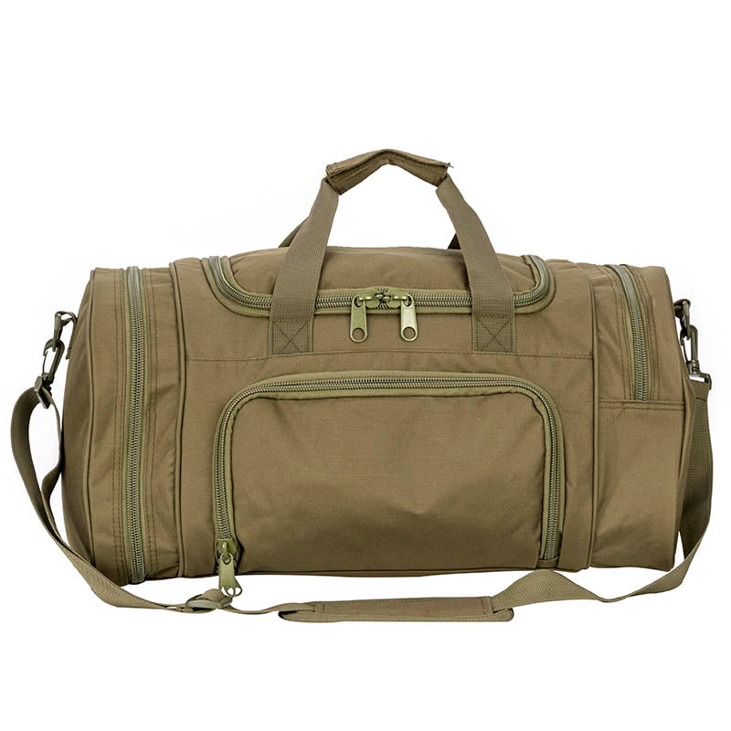 duffel bag for work travel Heavy-Duty Water-Resistant Gym Duffle Bag (Separate Shoe Compartment)
