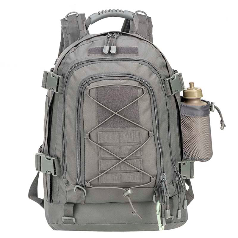 Large Tactical Expandable Backpack 39L-64L - Military Bug Out Bag With Removable Waist Strap