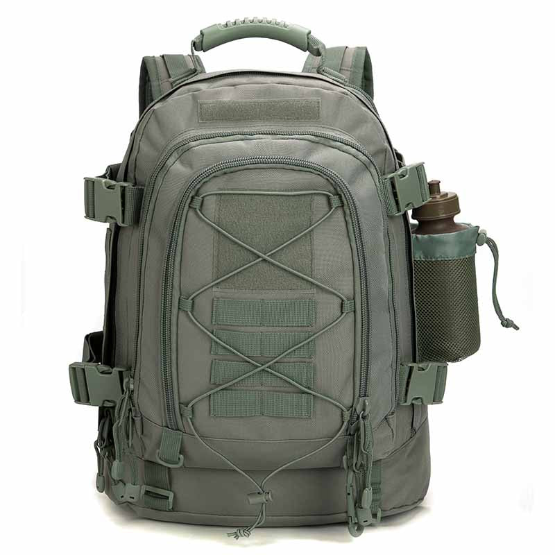 Survival Tactical Gear 40L MOLLE Backpack – OD Green – Military Assault Pack