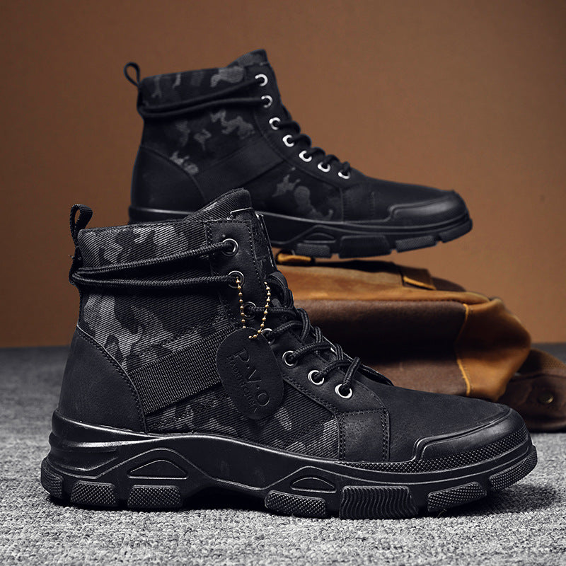 Wolfwarriorx | L&Q army Vintage camouflage tactical boots