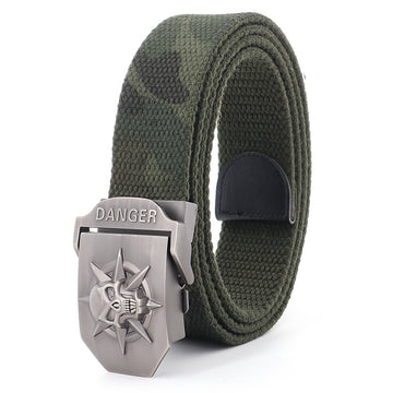 Padded canvas belt