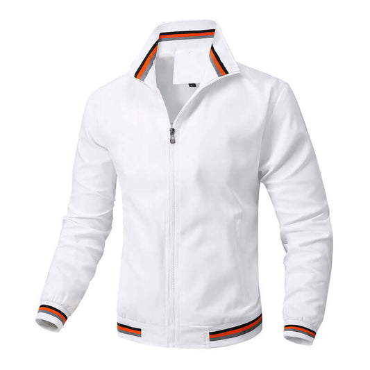 Casual jacket men's stand collar