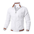 Casual jacket men's stand collar