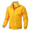 Casual jacket men's stand collar