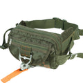 green parachute-style outdoor fanny pack